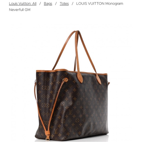 Authentic Louis Vuitton Neverfull GM preloved but great condition. 2007 France - Picture 8 of 14